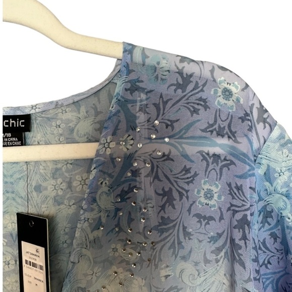 CITY CHIC Shanika Jacket - sky 18 - Picture 8 of 9